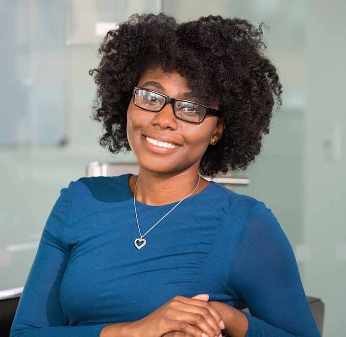 Woman with Glasses Smiling Woman with Glasses Smiling